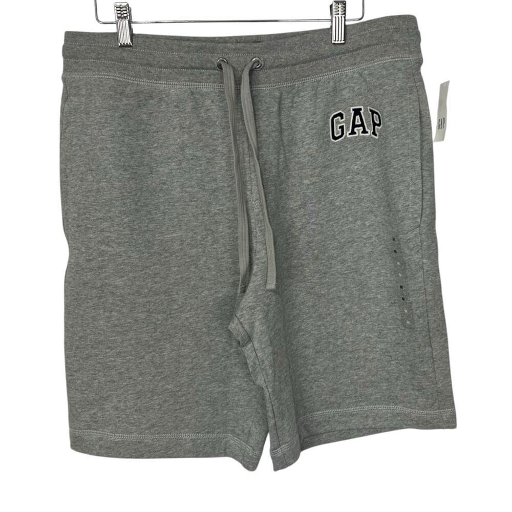Gap Men’s Logo Shorts Size Medium in Heather Gray NWT